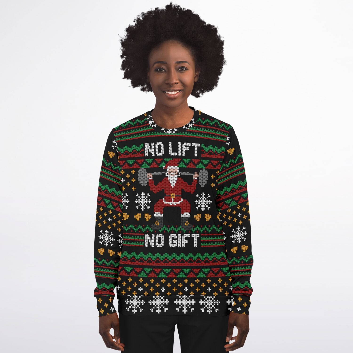 No Lift No Gift Christmas Sweatshirt