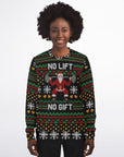 No Lift No Gift Christmas Sweatshirt