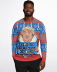 Epstein Didn't Kill Himself Trump Christmas Sweatshirt