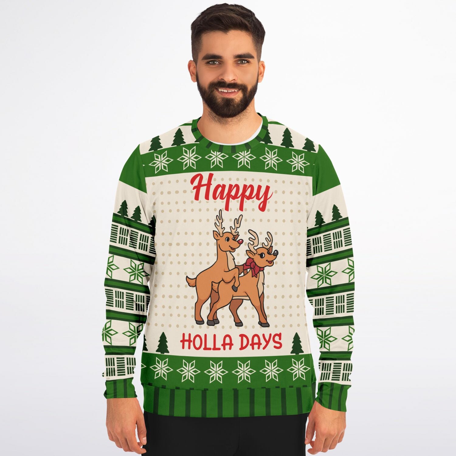 Happy Holla Days Christmas Sweatshirt