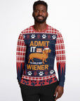 Admit It You Want to Hold My Wiener Christmas Sweatshirt