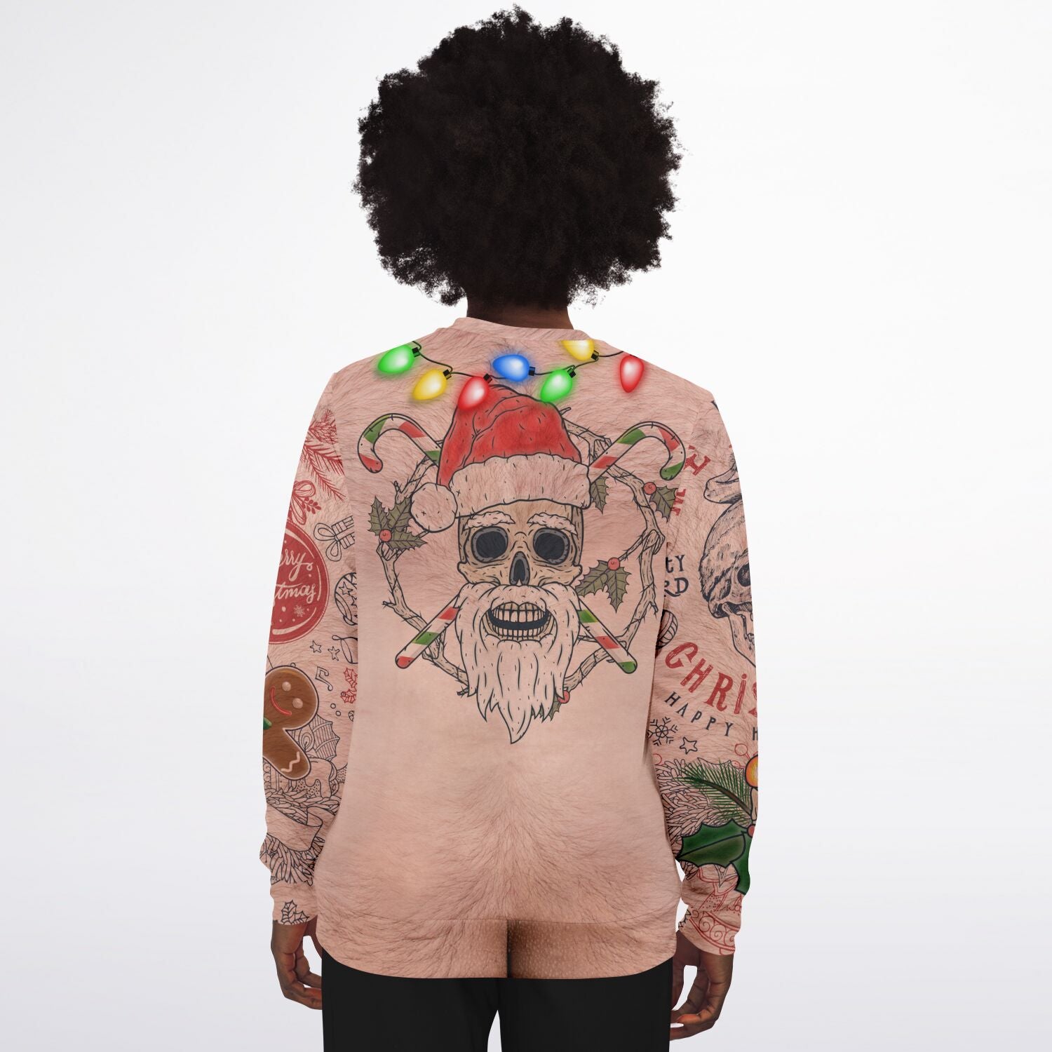 Topless Santa Christmas Sweatshirt