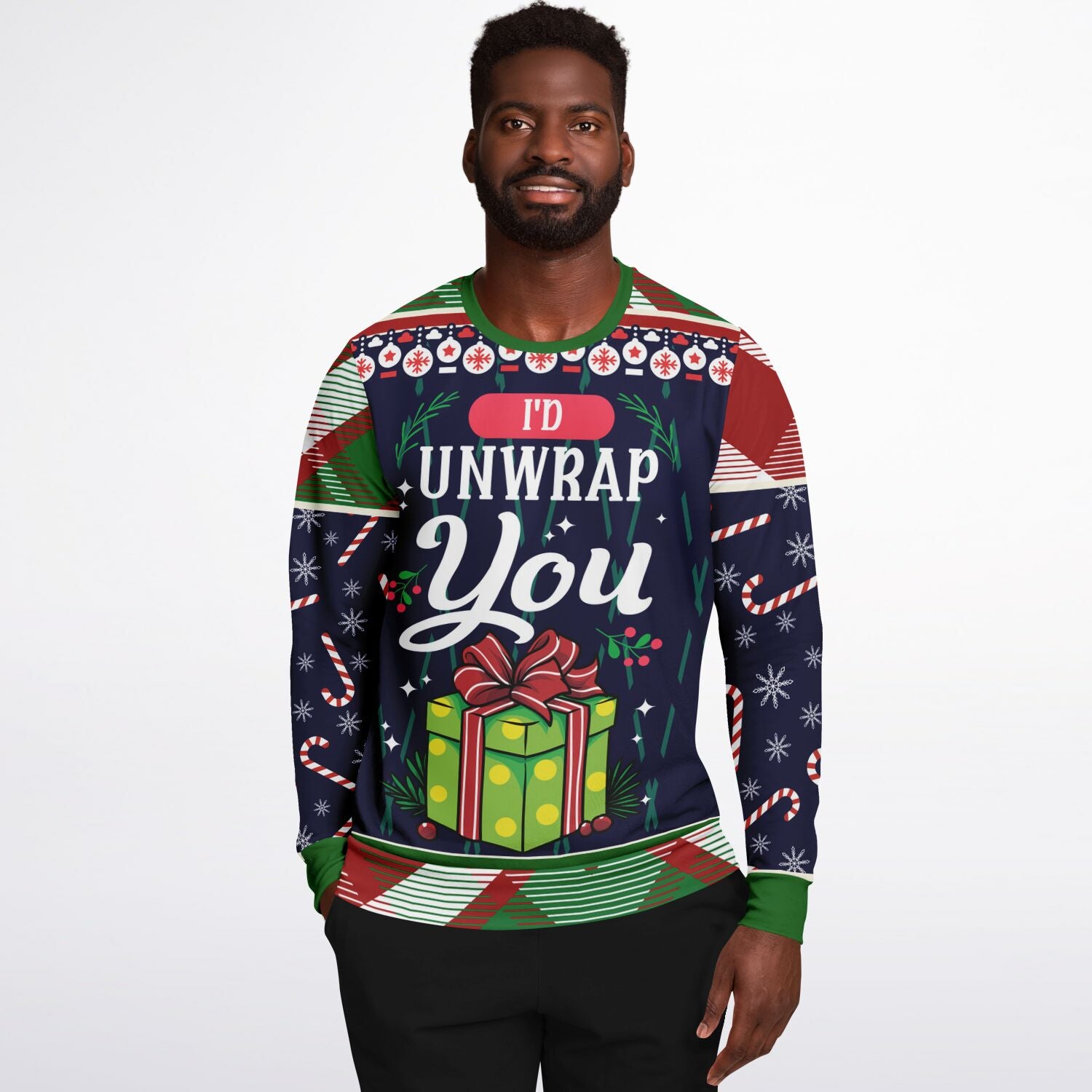 I’d Unwrap You Christmas Sweatshirt