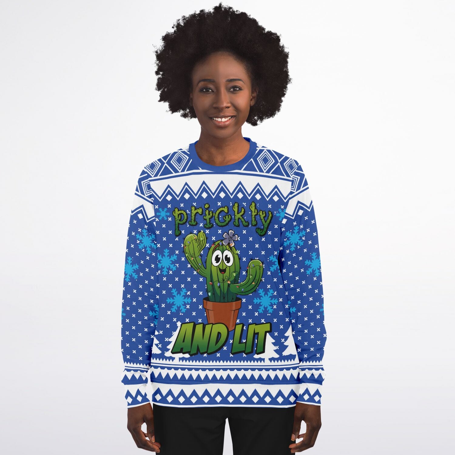 Prickly and Lit Christmas Sweatshirt