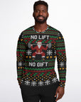 No Lift No Gift Christmas Sweatshirt