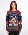 Wonderful Time for a Beer Christmas Sweatshirt