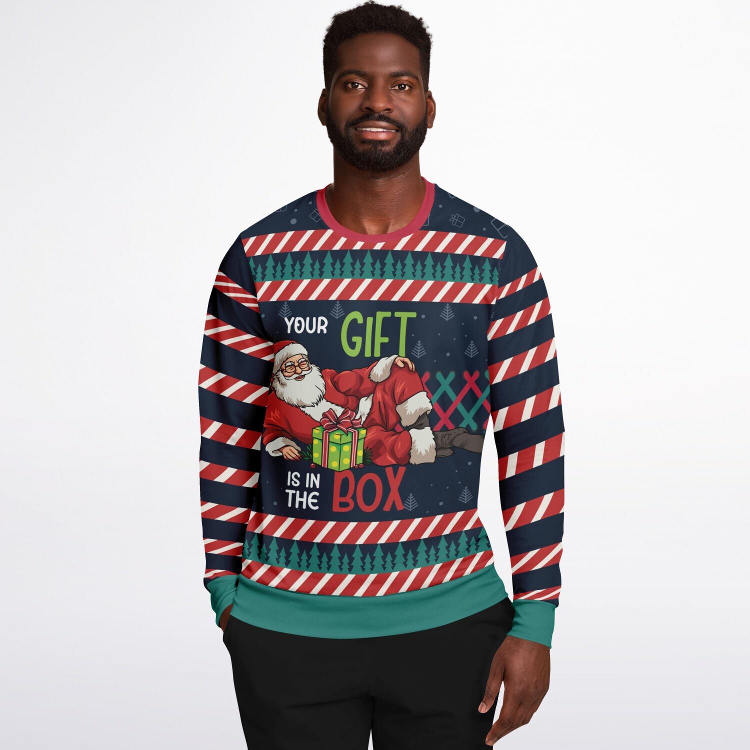 Santa’s Gift Box Christmas Sweatshirt