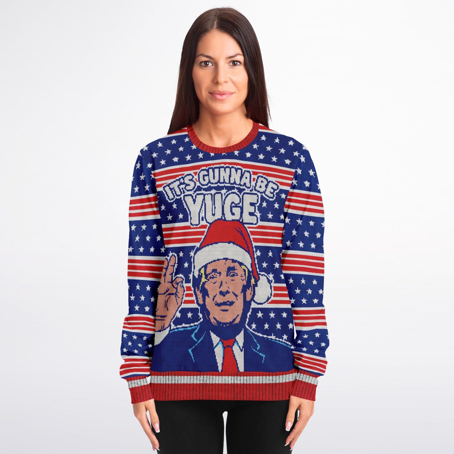 Yuge! Christmas Trump Sweatshirt