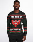 You Drink It Beer Pong Christmas Sweatshirt