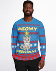 Meowy Christmas Cat Christmas Sweatshirt