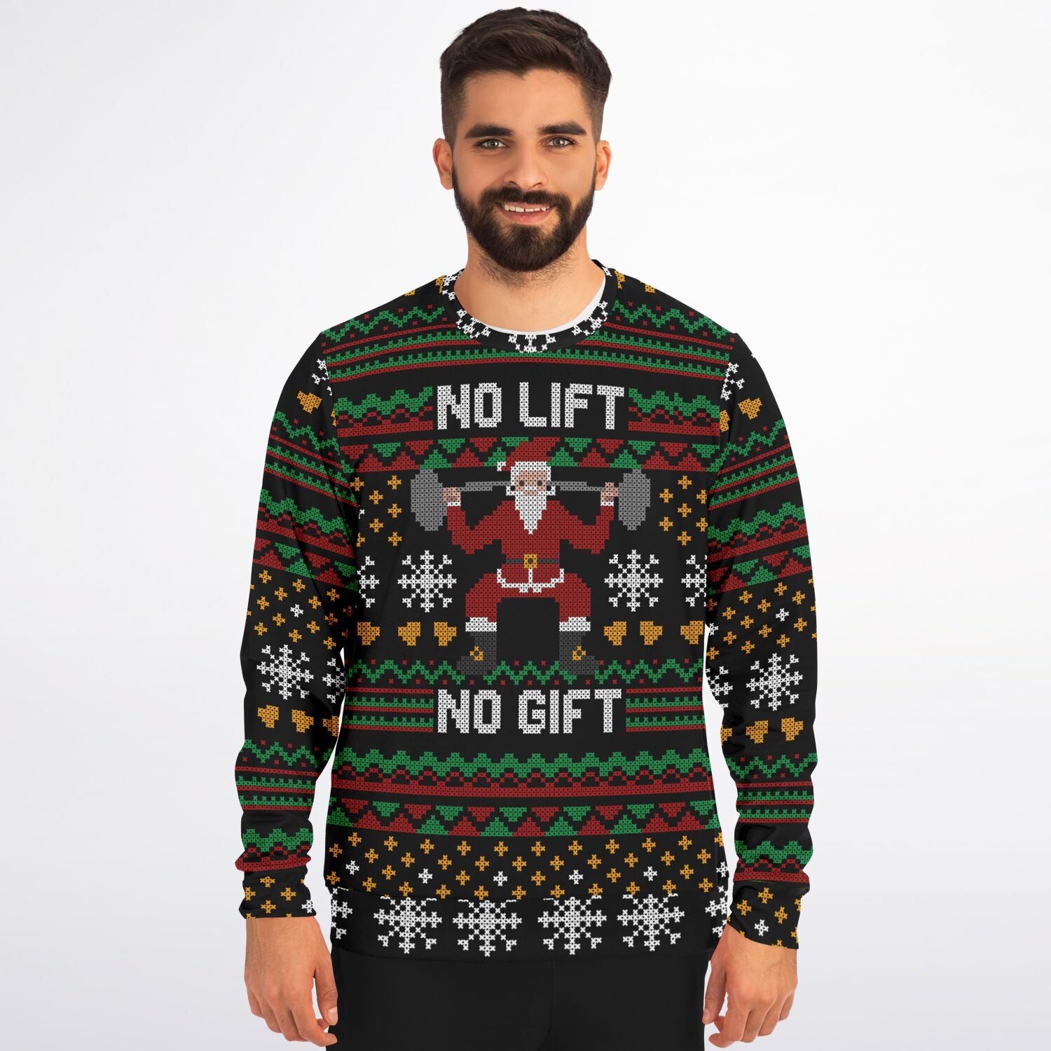 No Lift No Gift Christmas Sweatshirt