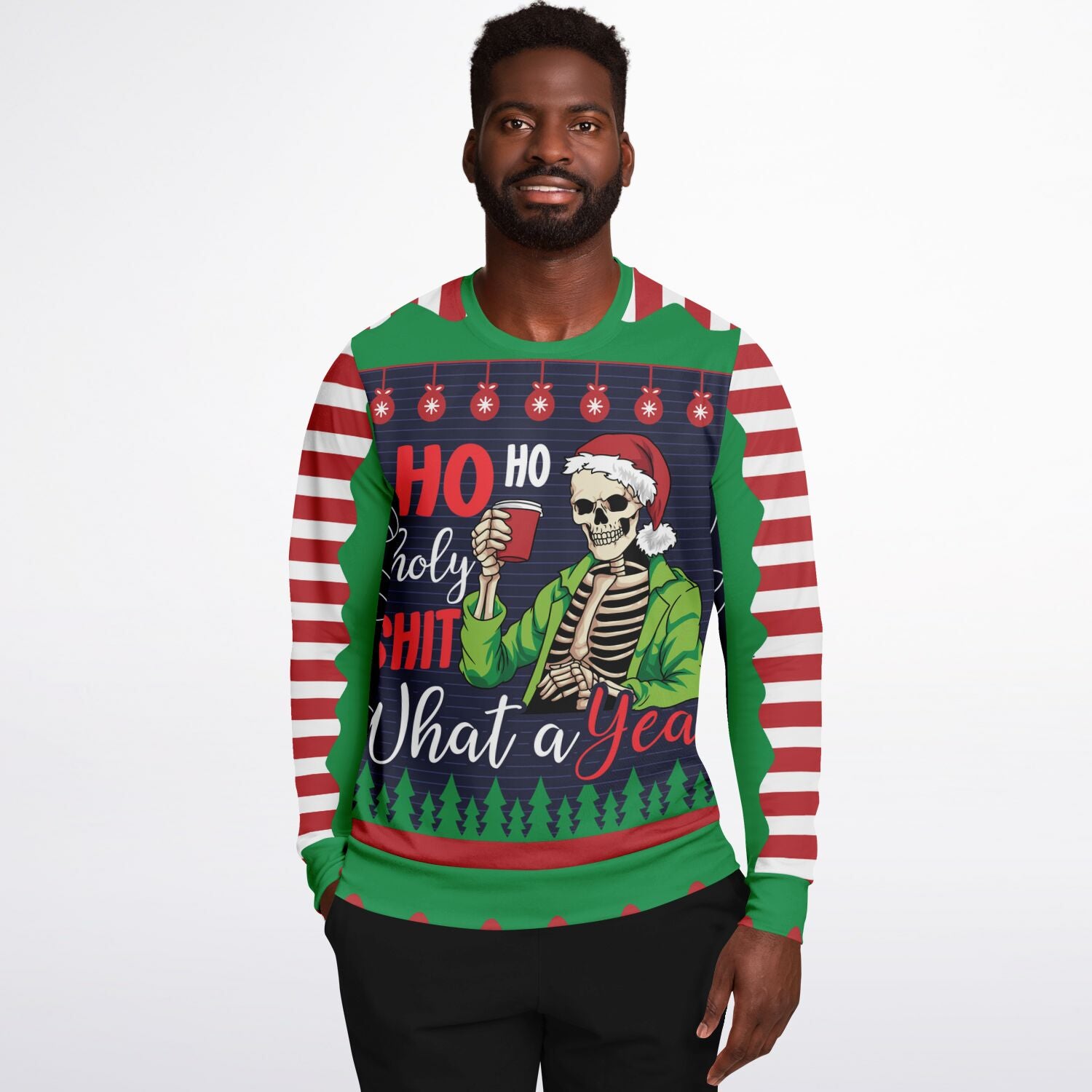 Ho Ho Holy Shit What A Year Christmas Sweatshirt