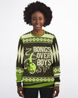 Bongs Over Boys Weed Christmas Sweatshirt