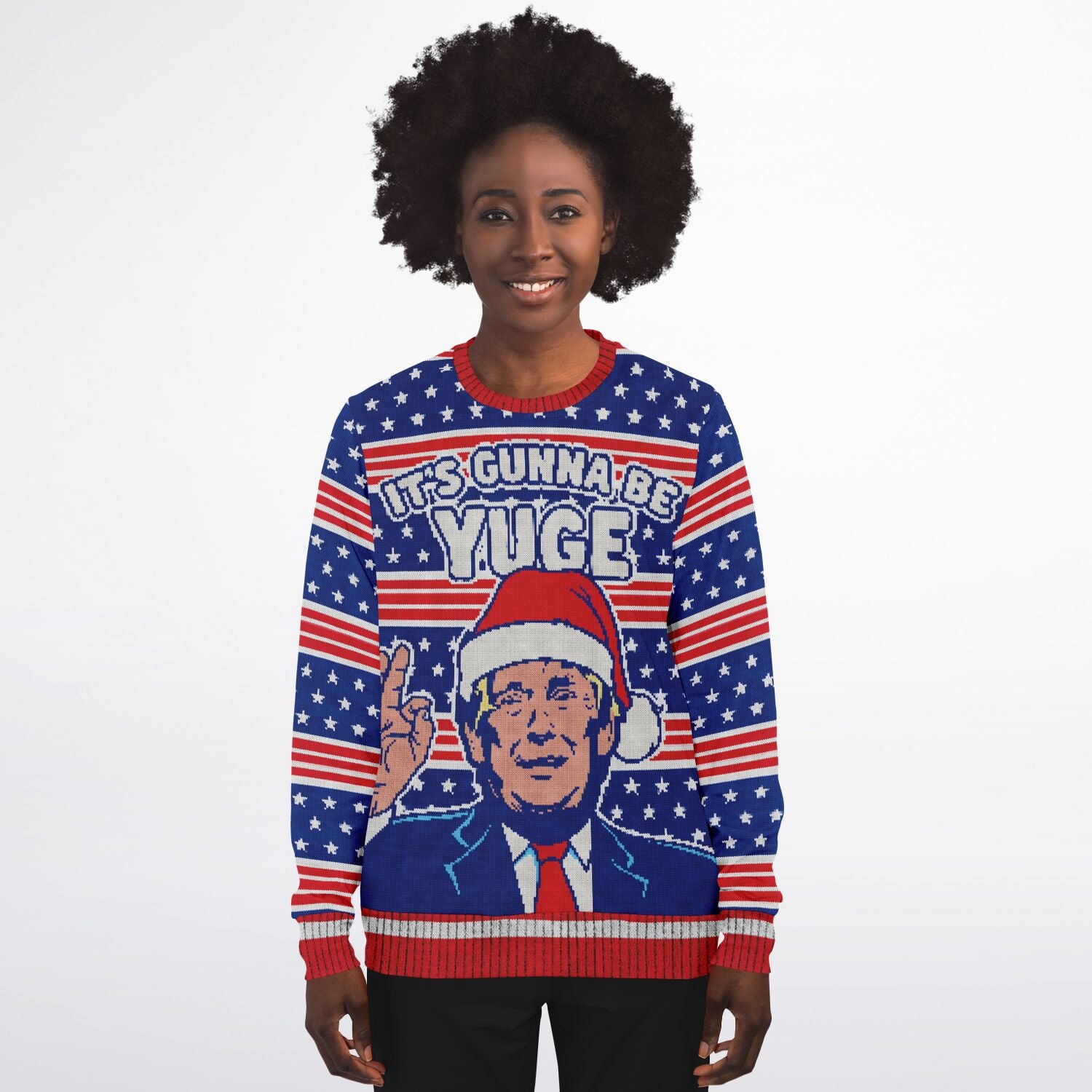 Yuge! Christmas Trump Sweatshirt