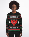 You Drink It Beer Pong Christmas Sweatshirt