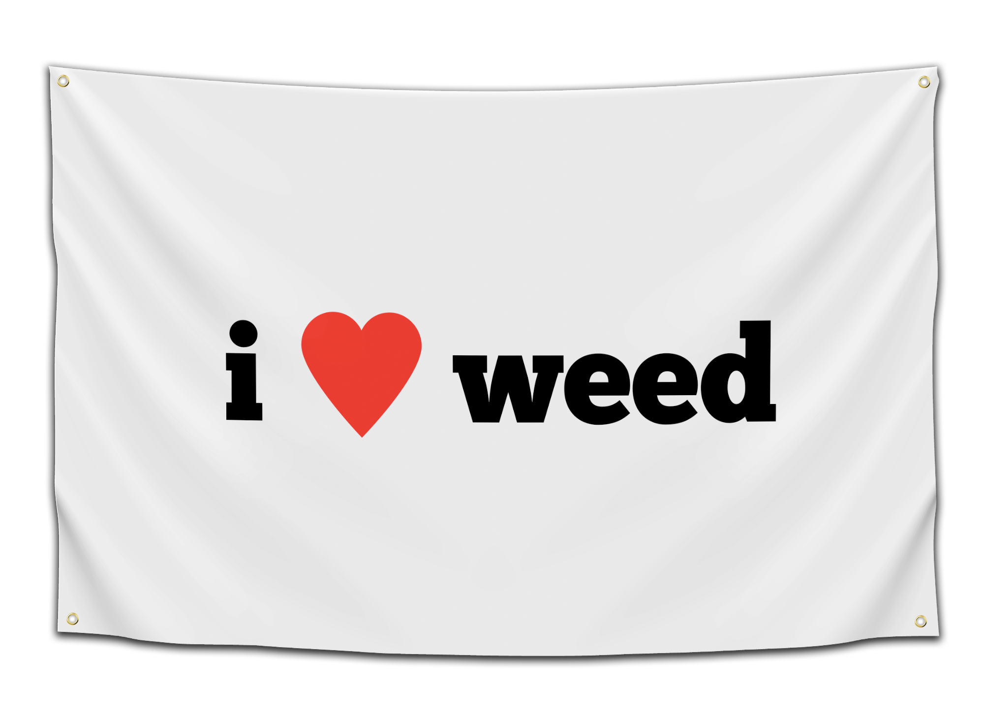 i love weed flag - collegewares