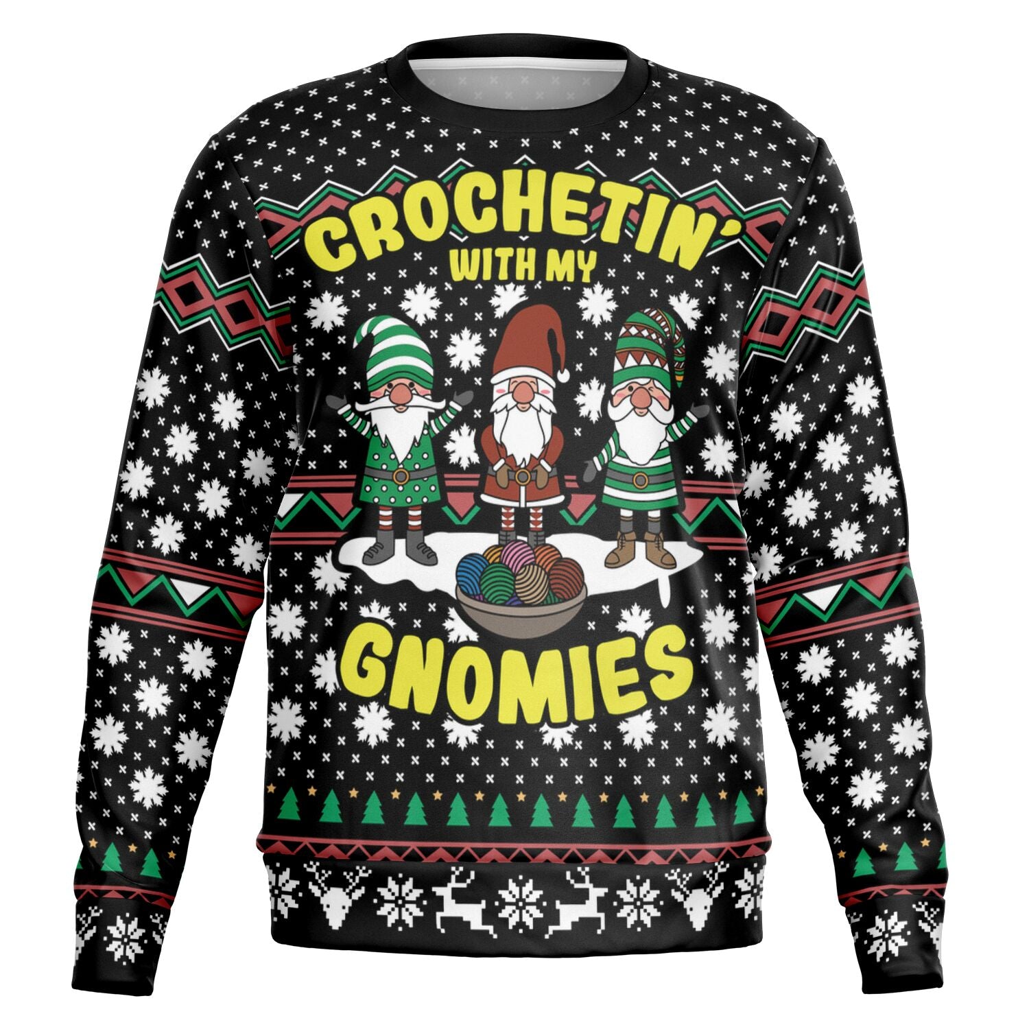 Crochetin&#39; with my Gnomies Sweatshirt