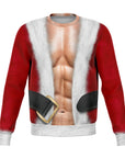Fit Santa Sweatshirt - Caucasian
