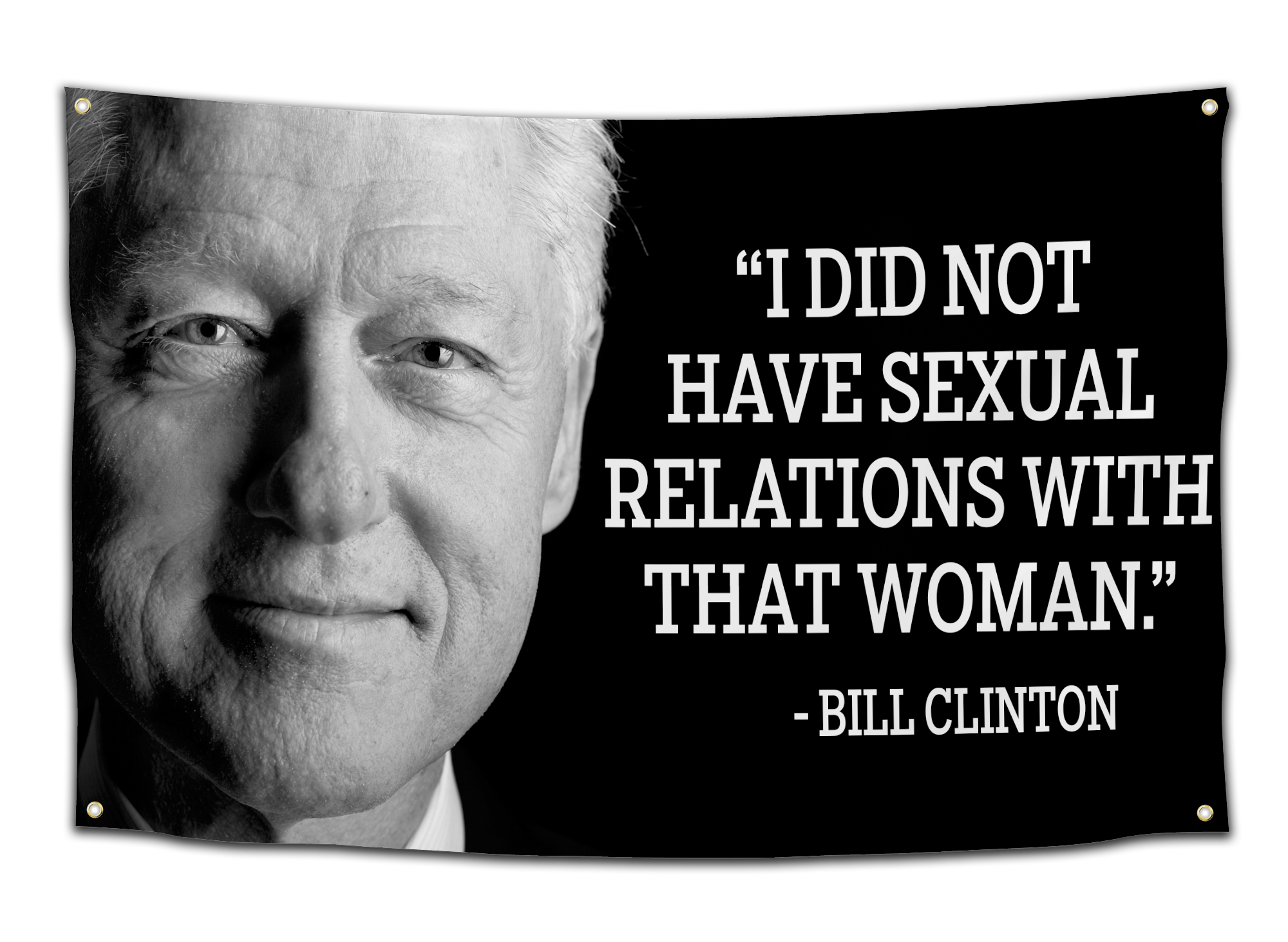 Bill Clinton&#39;s Sexual Relations Flag - CollegeWares