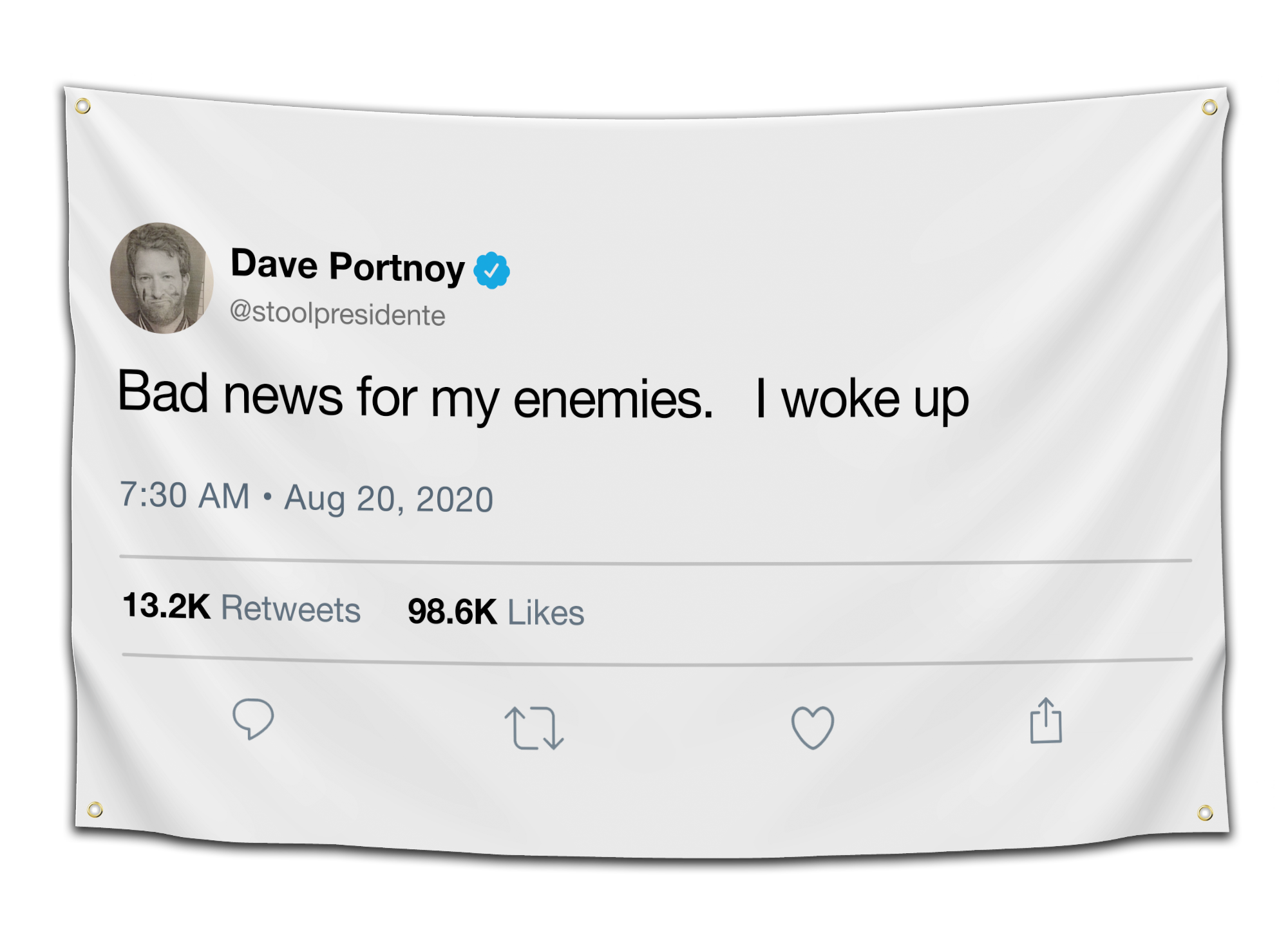 Dave's Bad News Flag - CollegeWares