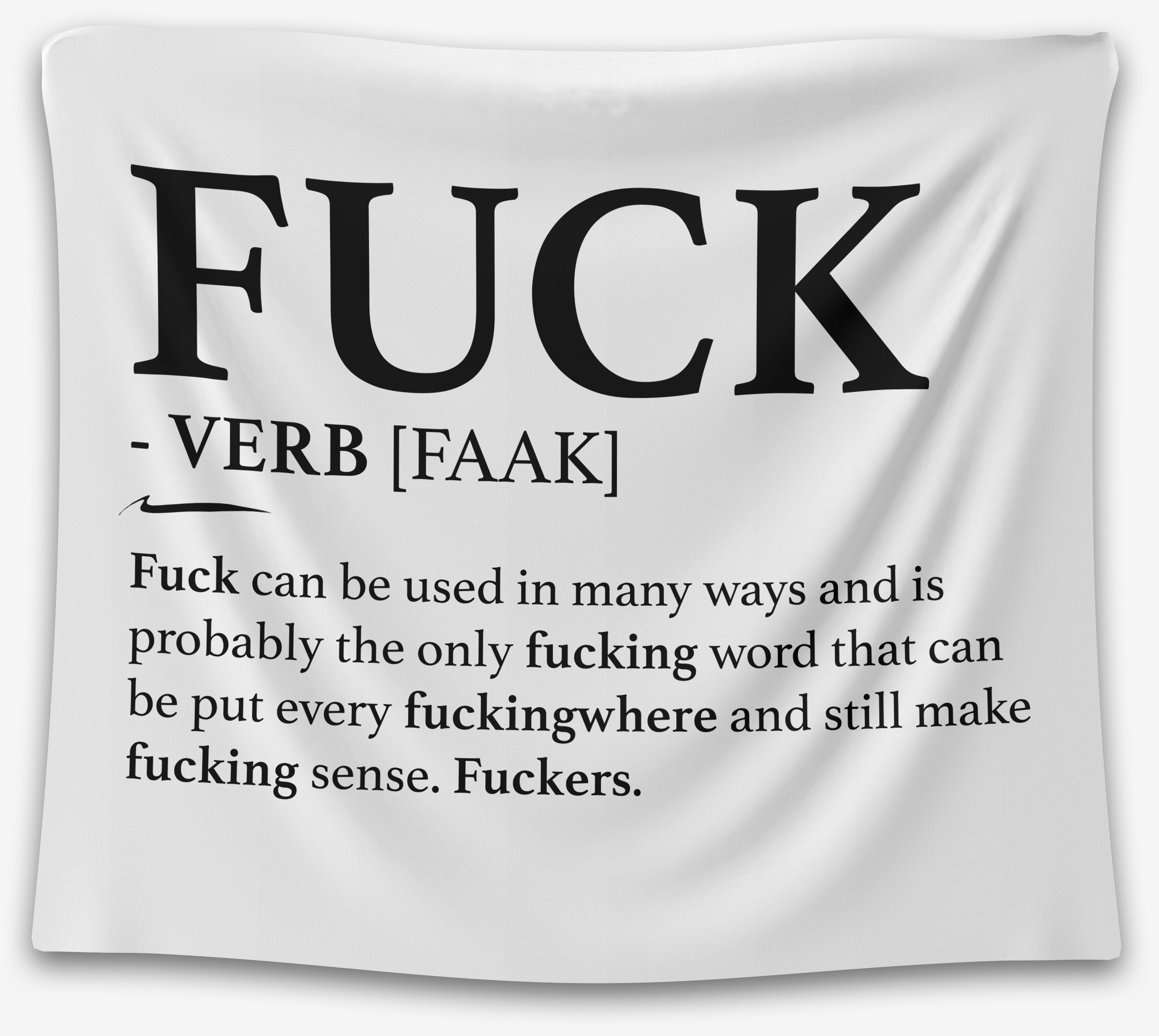 Definition of Fuck Tapestry