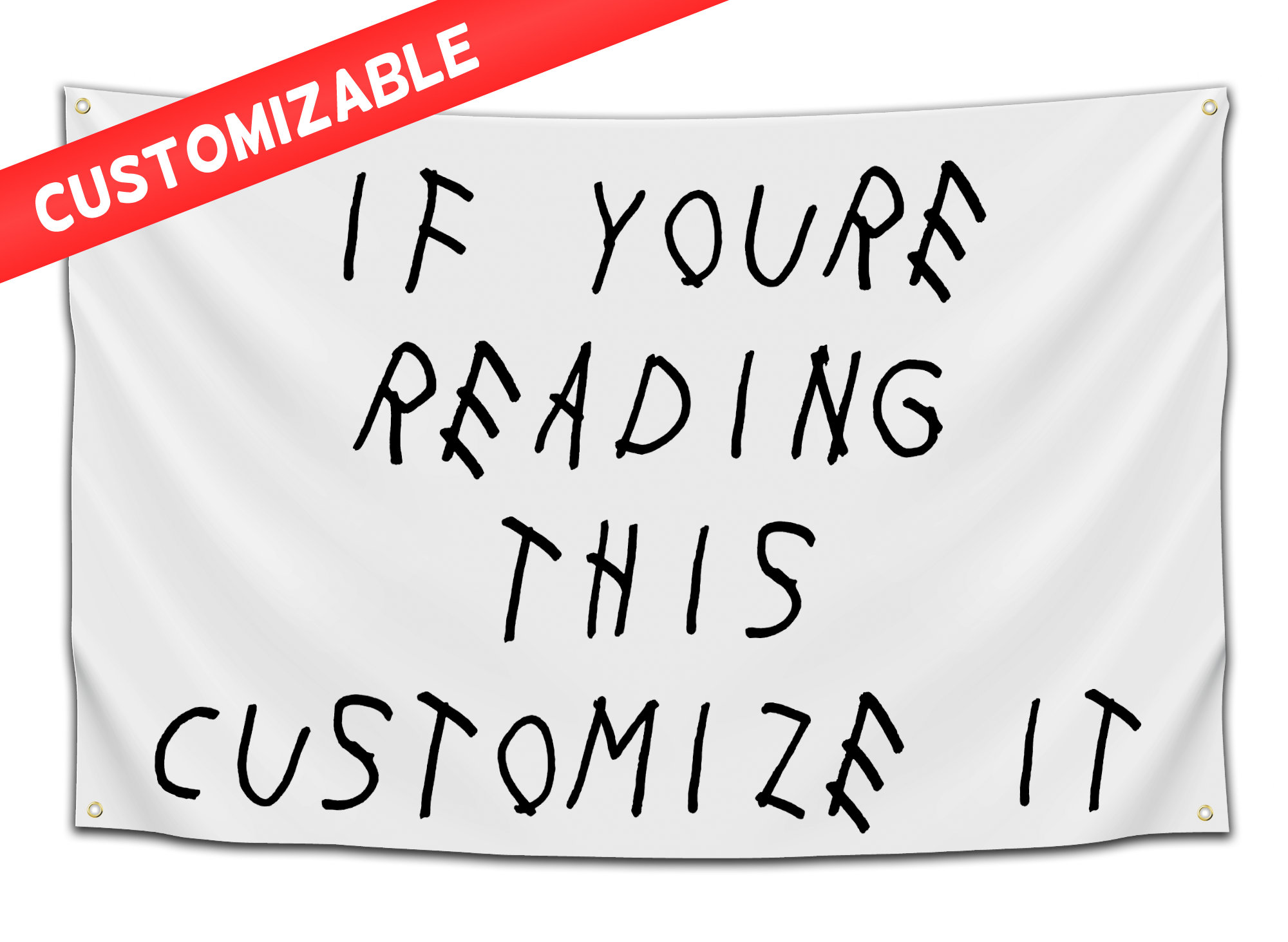 *CUSTOM* If Youre Reading This Flag - CollegeWares