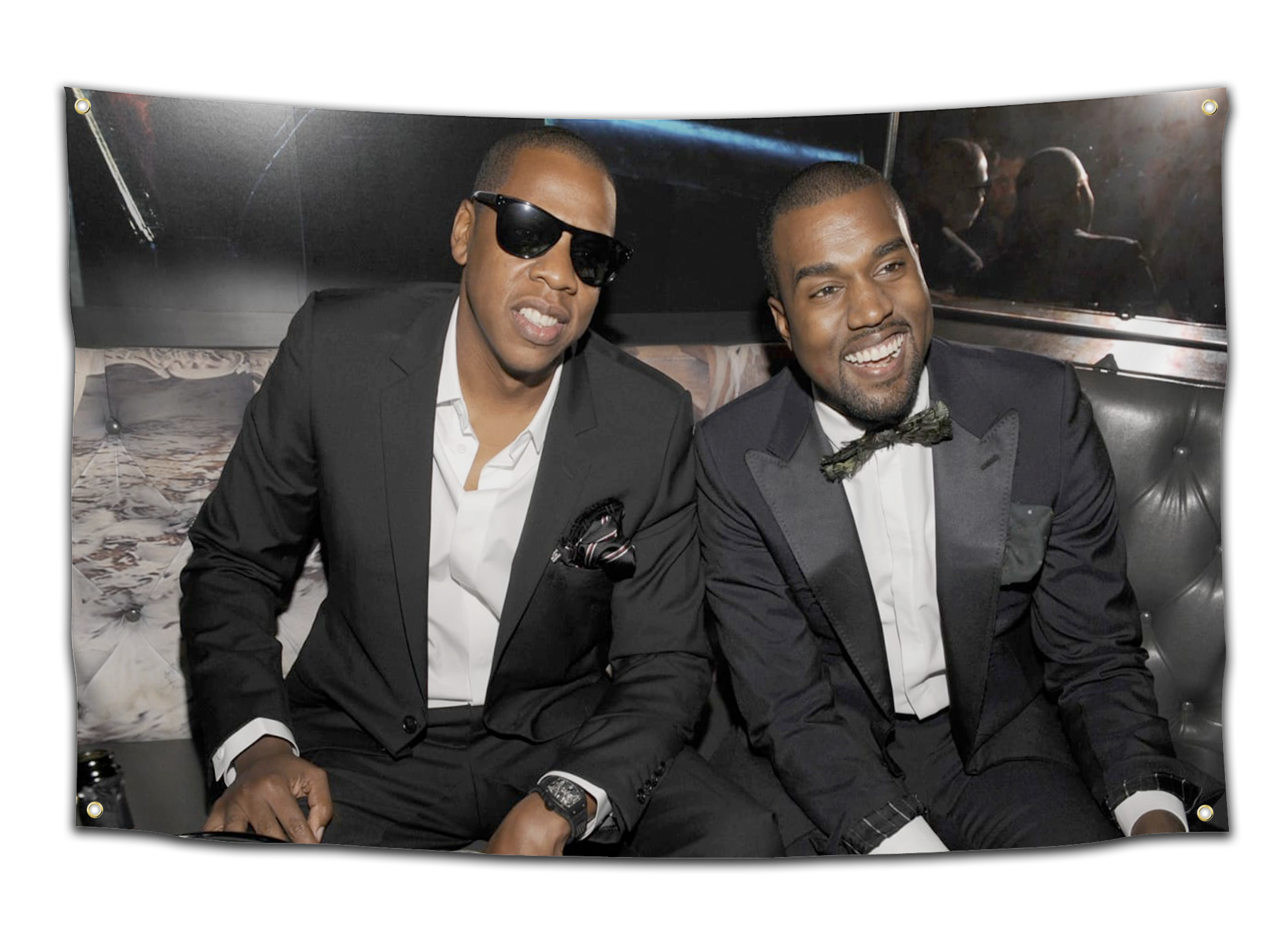 Kanye &amp; Jay-Z Flag - CollegeWares