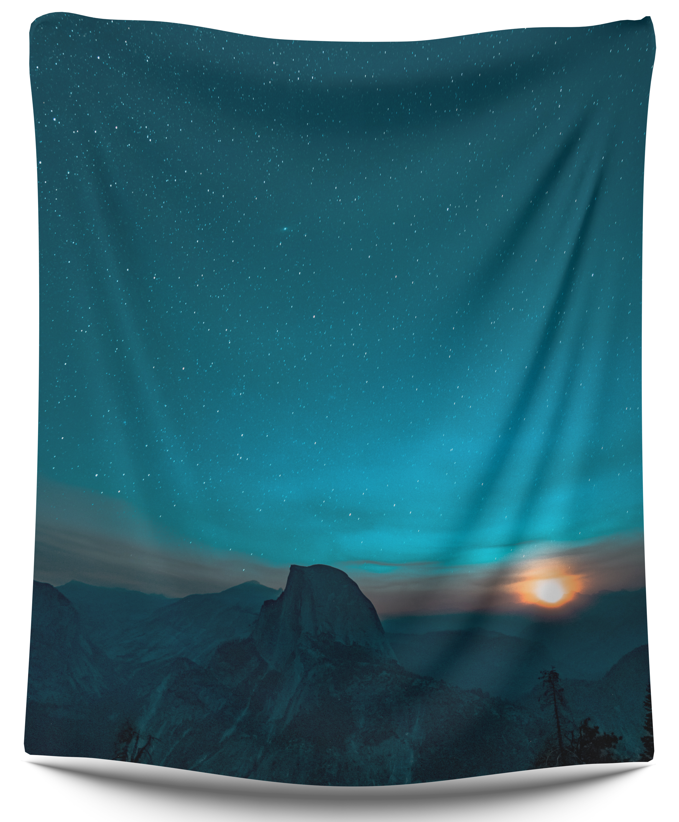 Mountain Sunset Galaxy Tapestry - CollegeWares