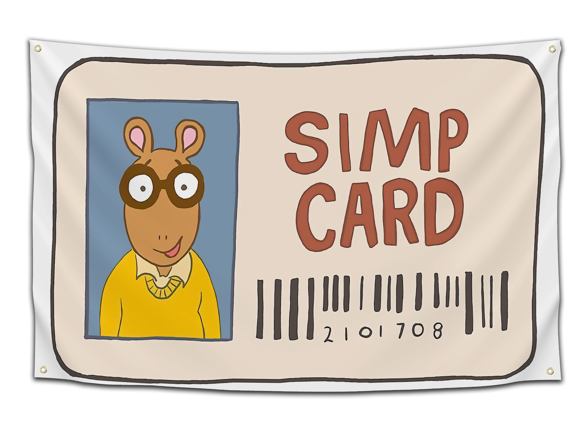 Simp Card Flag - CollegeWares