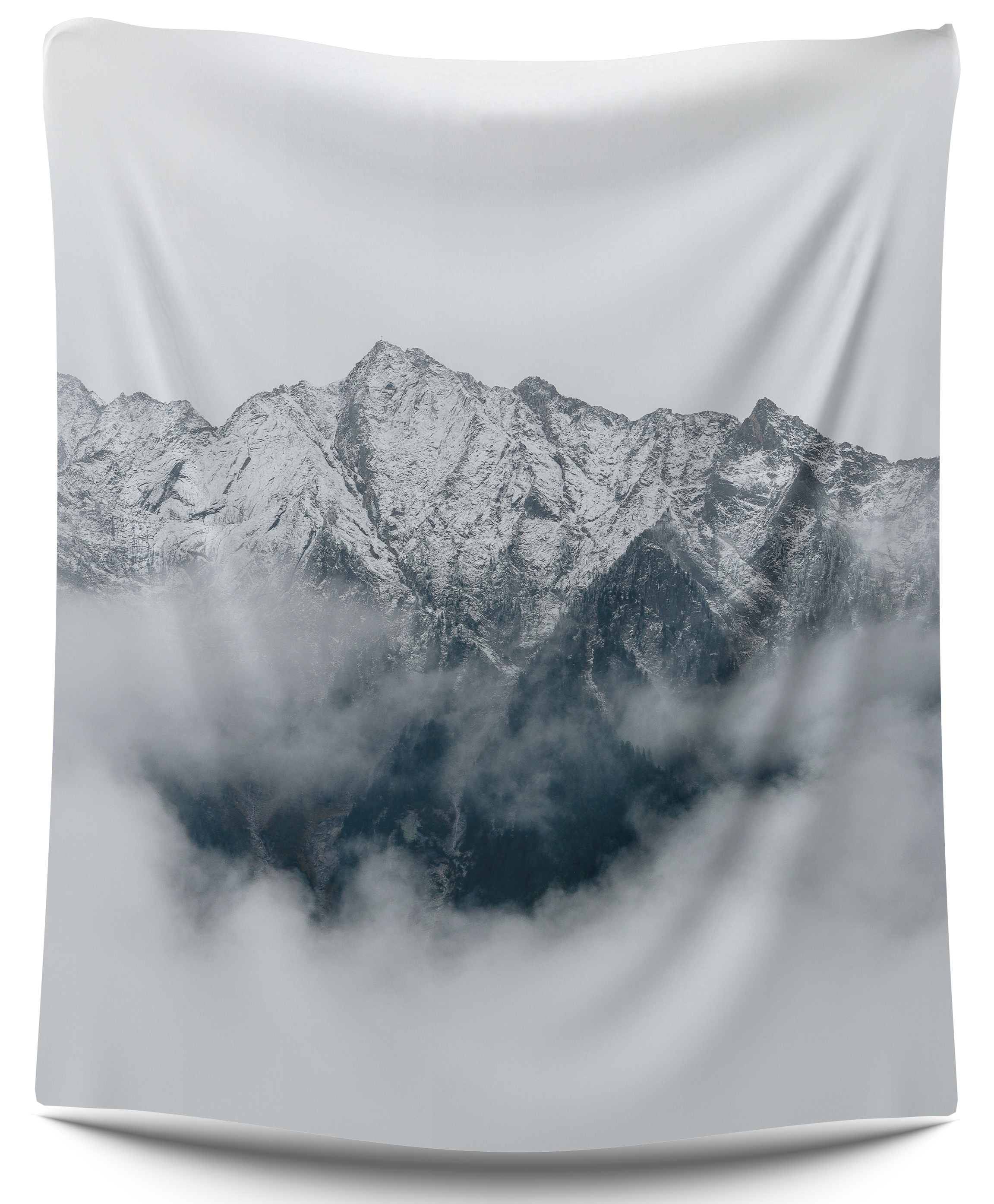 Snow Mountain Clouds Tapestry - CollegeWares