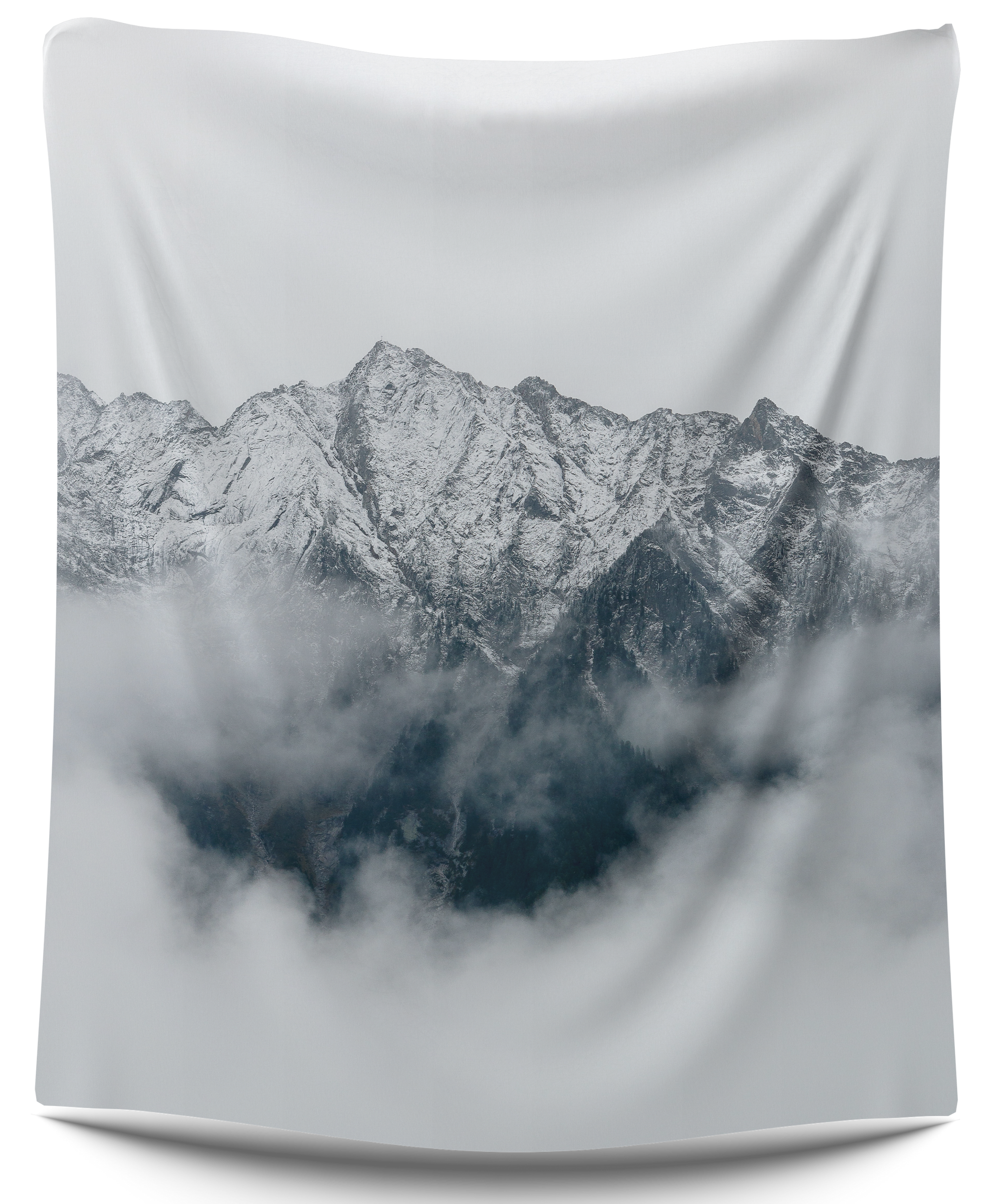 Snow Mountain Clouds Tapestry - CollegeWares