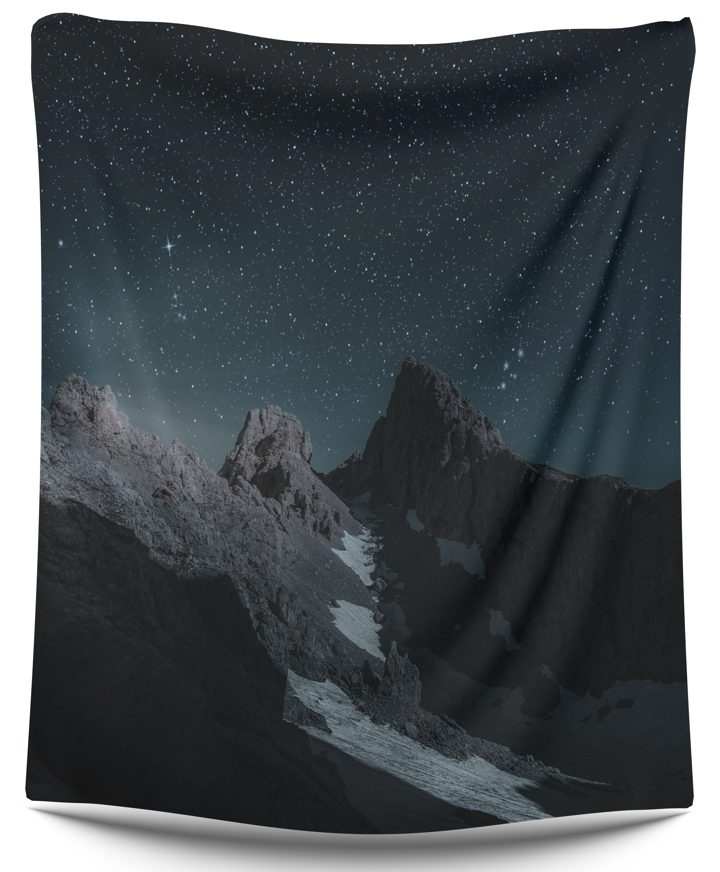 Snow Mountain Dark Stars Tapestry - CollegeWares