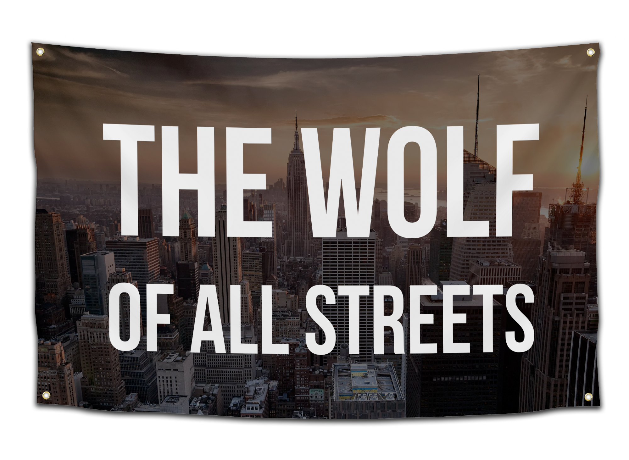 The Wolf of All Streets Flag - CollegeWares