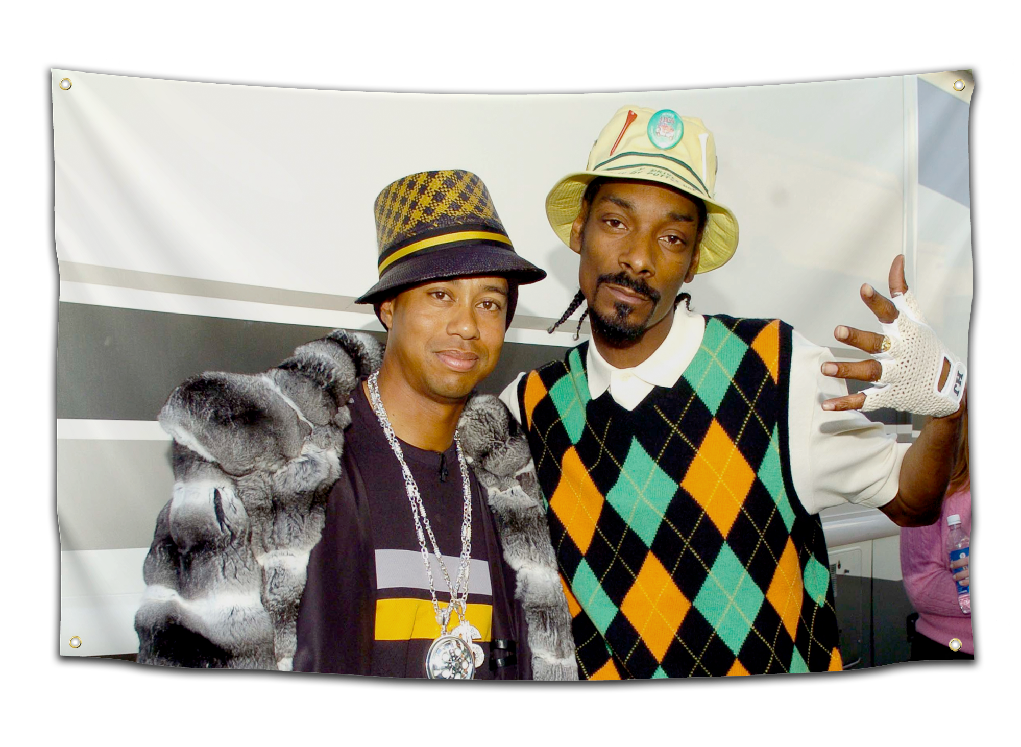 Tiger & Snoop Flag - CollegeWares