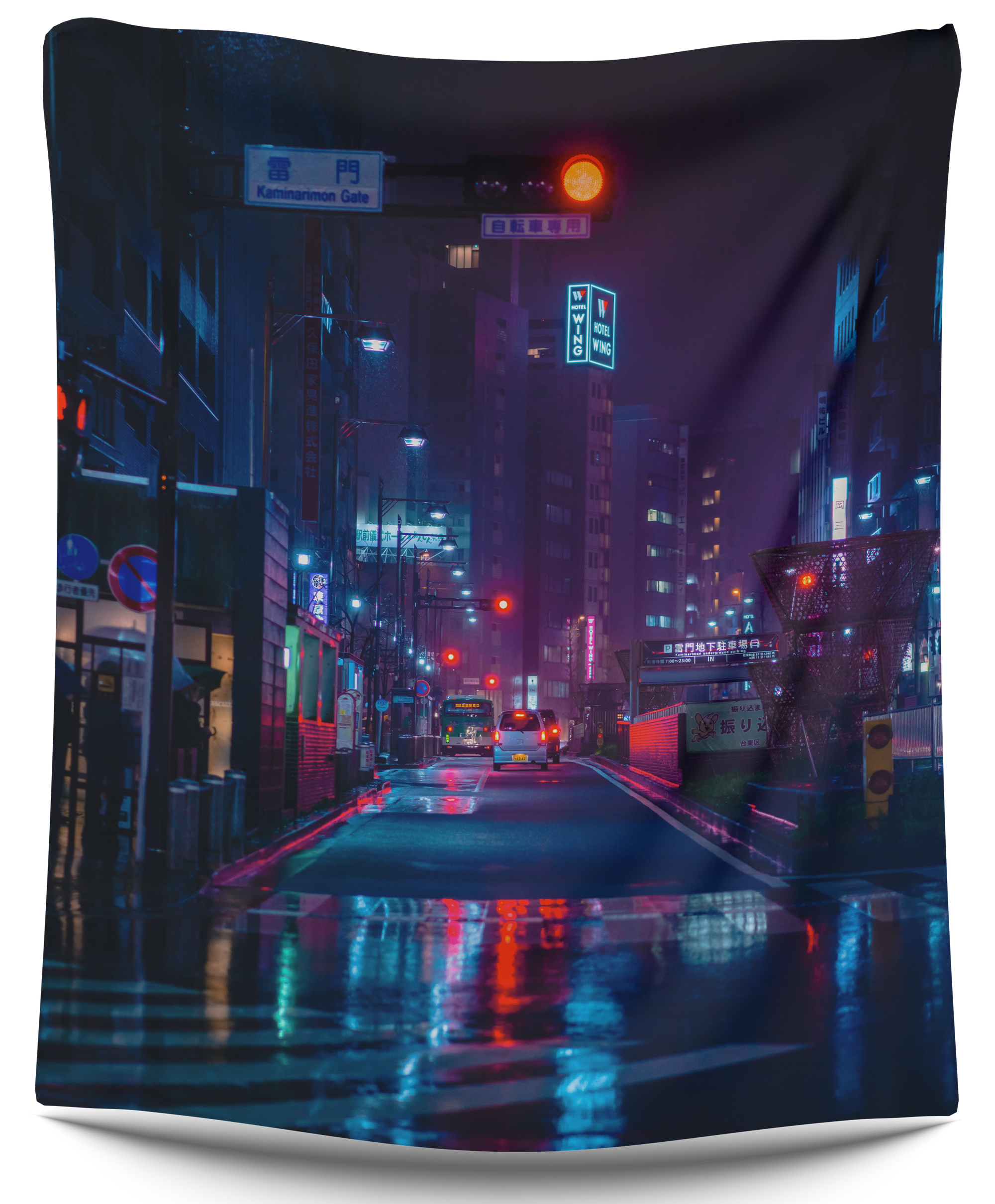 Tokyo Nights Tapestry - CollegeWares