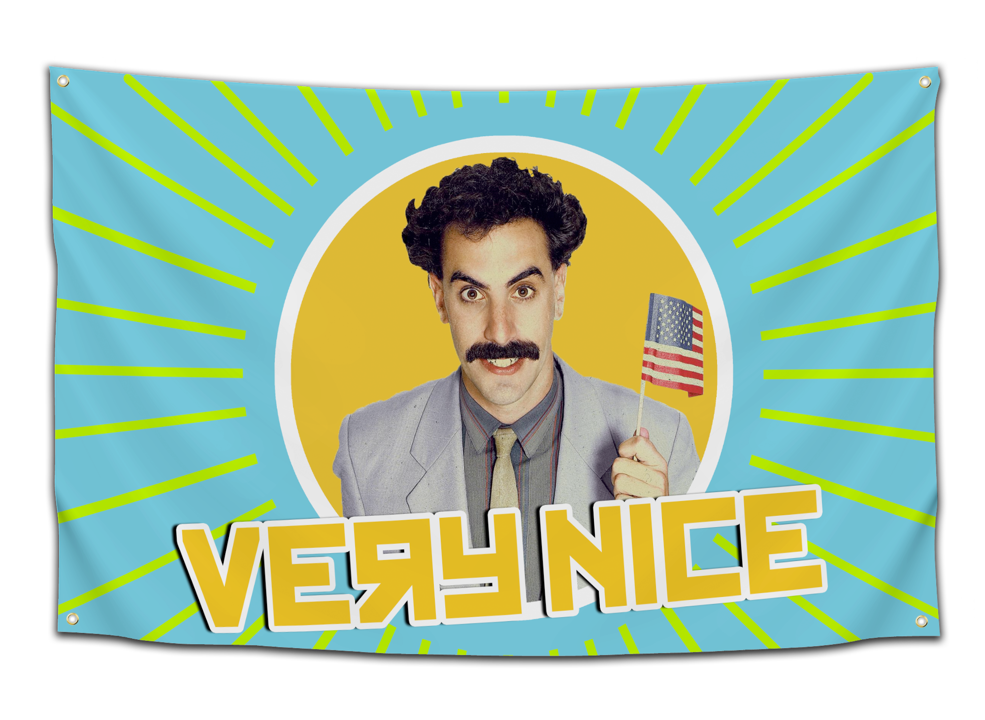 Very Nice Borat Flag - CollegeWares