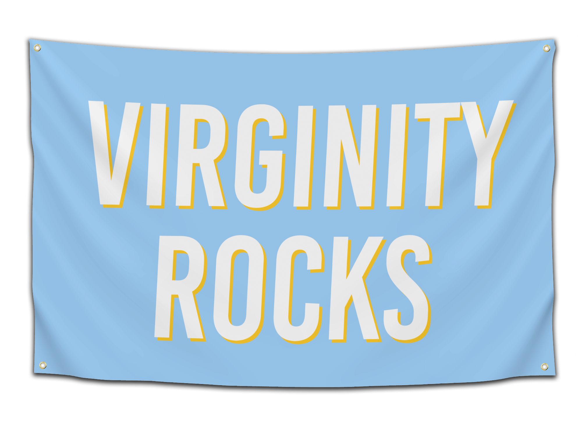 Virginity Rocks Flag - CollegeWares