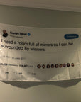 Kanye Mirror Tweet