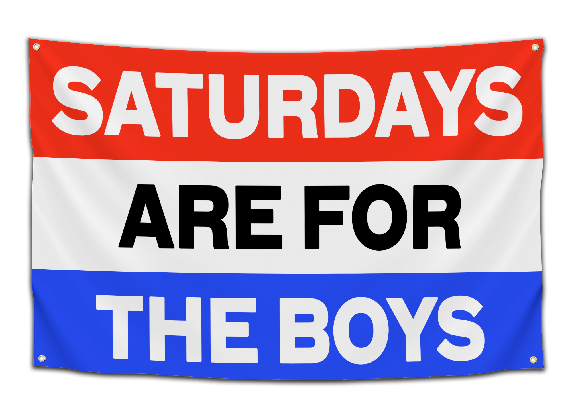 Saturdays Are For The Boys Flag - CollegeWares