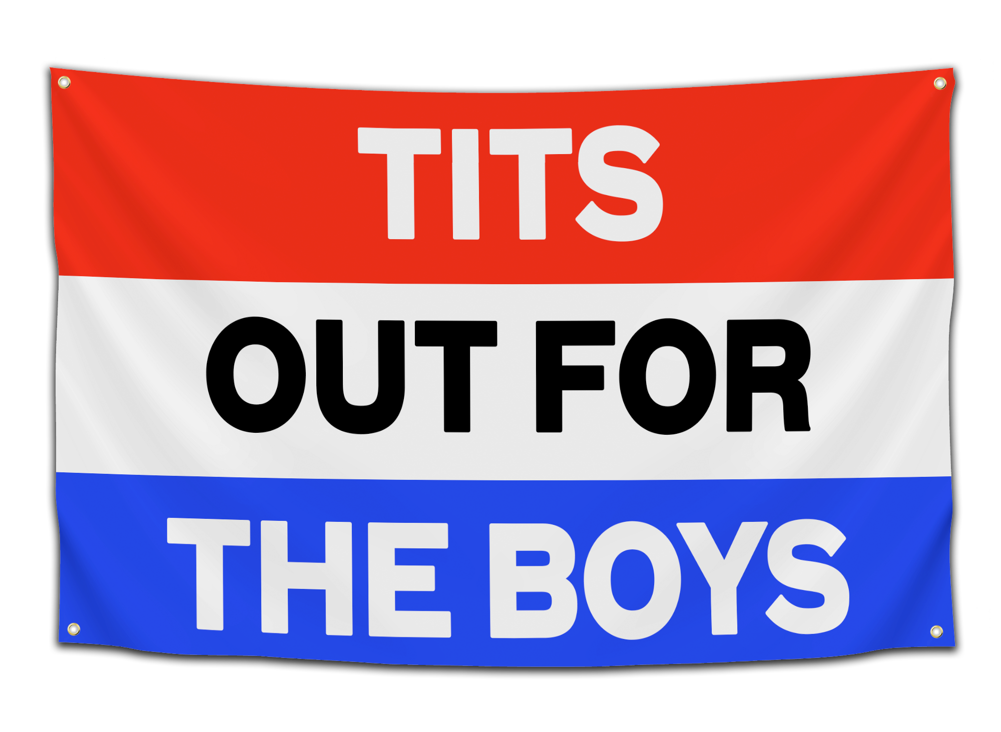 Tits Out For The Boys Flag - CollegeWares